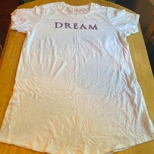 Victoria’s Secret pajama white top t-shirt size L